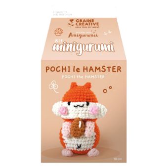 Kit mini amigurumi hamster 100 mm