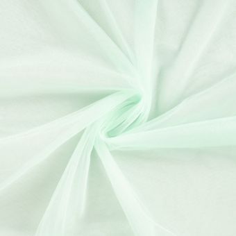 Tissu tulle irisé uni vert