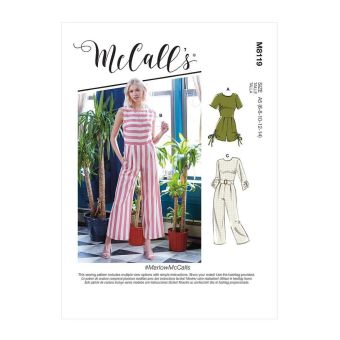 Patron McCall's 8119 Combinaison et combishorts du 44 au 52