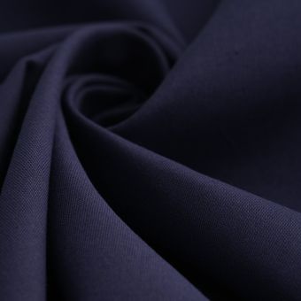 Tissu demi natté coton Bali marine 