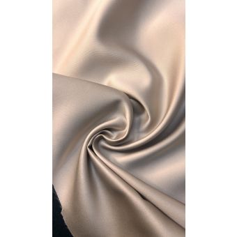 Satin léger fluide coloris Beige
