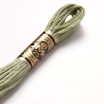 Fil mouliné à broder - Tons verts - COL 523