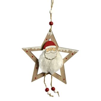 Suspension etoile pere noel