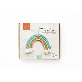 Kit DIY arc-en-ciel macramé - La Petite Épicerie