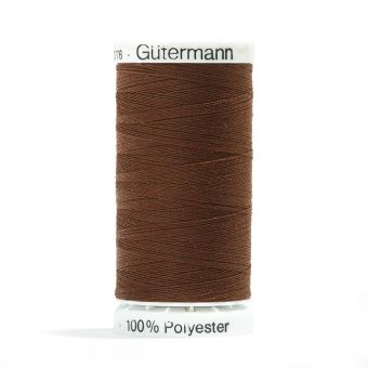 Bobine de fil polyester Gütermann Marron - COL 694