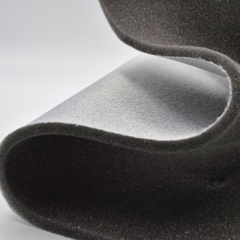 Tissu pour ciel de toit automobile mousse résille blanc