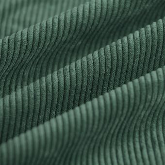 Tissu velours côtelé Victor vert foncé