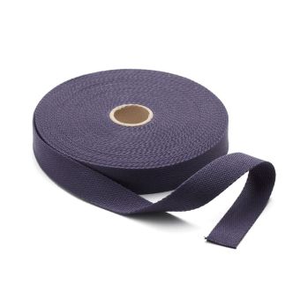 Sangle coton marine 30 mm pour sac 