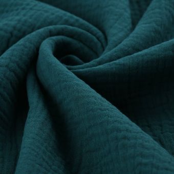 Tissu double gaze Gaby vert Maroc