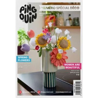 Magazine tricot n°9 Pingouin - Spécial déco