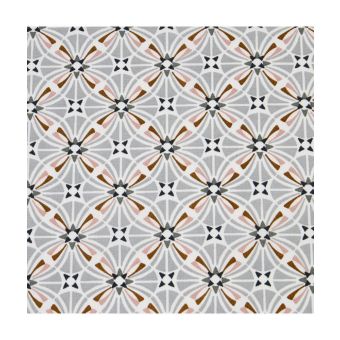 Tissu coton Fleur Capucine vendu par 50 cm