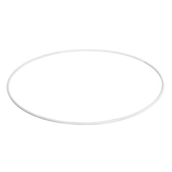 Armature abat-jour cercle diamètre 40 cm blanc