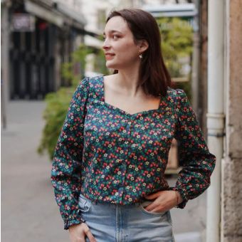 Patron Mara blouse femme du 34 au 52 - Lise Tailor