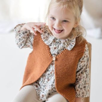 Patron tricot enfant Le Gilet (patron livret) - Filomène