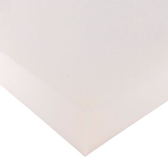 Plaque de mousse 100x50x5cm 28kg blanc