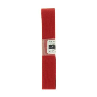 Biais de jersey en coton uni 1,5m x 20mm - Passion Rubans