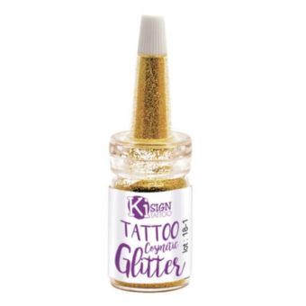 Ki-Sign - Paillettes pour la peau Doré Flacon 7 ml