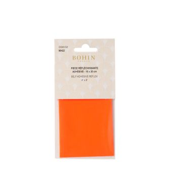 Pièce réfléchissante adhésive orange - Bohin