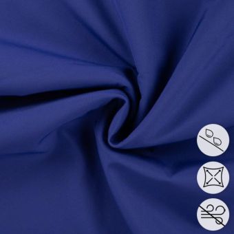 Tissu softshell uni bleu vif