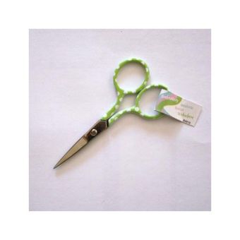 Ciseaux de Broderie  A Pois 9cm - Vert