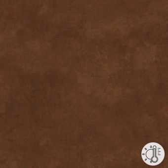 Tissu suédine thermique Cowboy marron