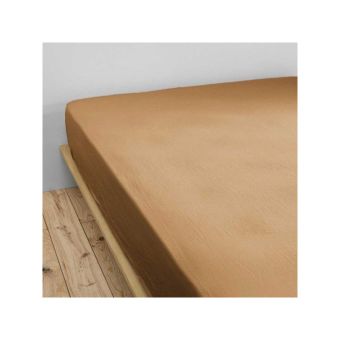 Drap housse "Gaïa" 140 x 190 cm "Gaze de Coton"
