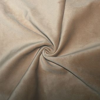 Tissu en velours doublé polaire - Laize : 140 cm