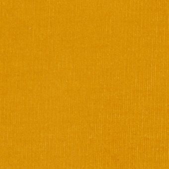 Tissu velours milleraies Mila jaune moutarde