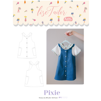 Patron Pixie robe enfant de 2 à 12 ans - Lise Tailor