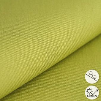 Tissu bâche plein air déperlant grande largeur anis