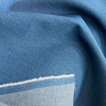Tissu Jean 100% Coton Largeur 180cm Bleu Denim