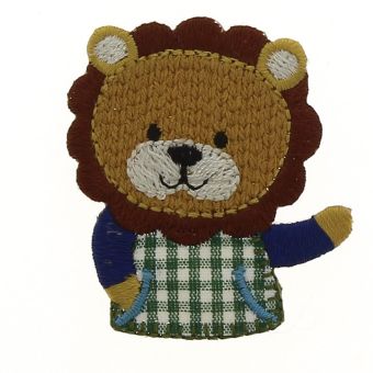 Écusson thermocollant lion mignon