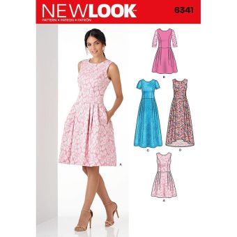 Patron New Look 6341 - robe femme