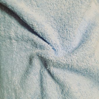 Tissu éponge coton Bonie bleu ciel
