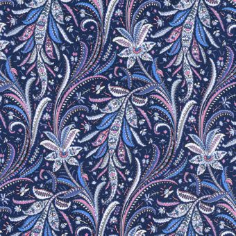 Tissu Liberty soie crêpe fleurs 