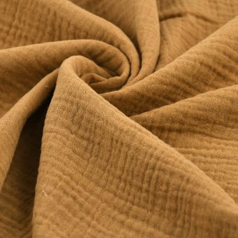 Tissu double gaze Gaby sable