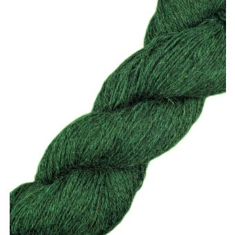 Pelote de laine Vert Forêt - Lama Alpaga FS - Fingering - 100g / 366m