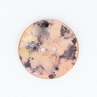 Bouton Fantaisie, Rond, Nacre, Couleur Vert Jaune (679), Diamètre 15 Mm - Canada