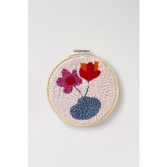 DMC Kit Mindful Making - punch needle - Fleurs délicates