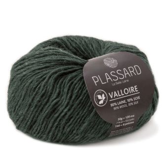 Pelote de laine Valloire N° 79 vert foncé