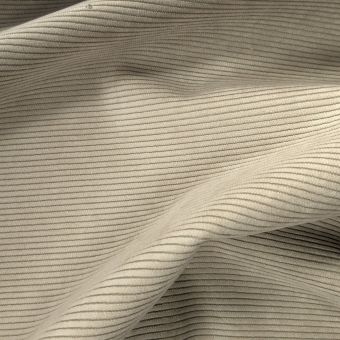 Tissu velours côtelé uni STARSKY Beige