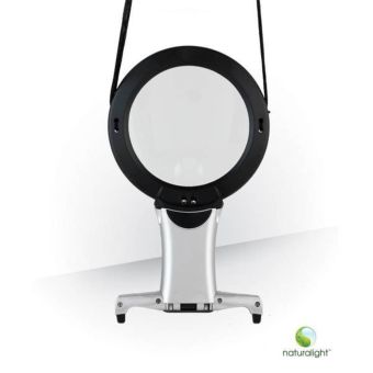 Loupe sautoir lampe led avec pied et cordon