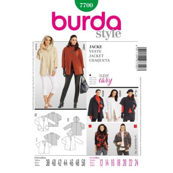 Patron burda 7700 veste