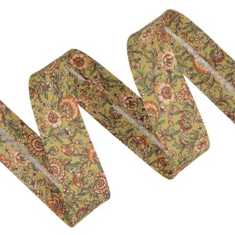 Biais Kérala ocre jaune 20 mm