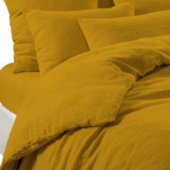 Drap Housse Harmony en 100% Lin Lavé