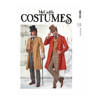 Patron McCall's 8185XN - Déguisement Homme style Victorien du L au XXXL