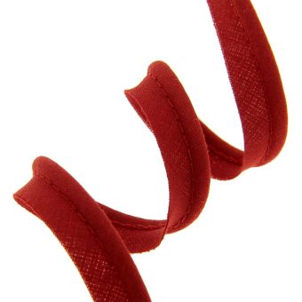 Passepoil poly coton rouge