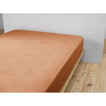 Drap housse "Gaïa" 140 x 190 cm "Gaze de Coton"
