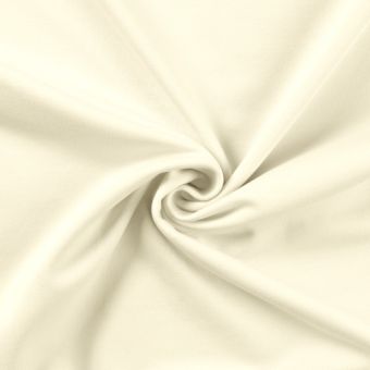 Tissu french terry uni écru