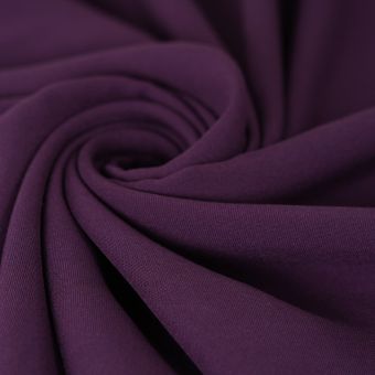 tissu viscose uni Viky violet